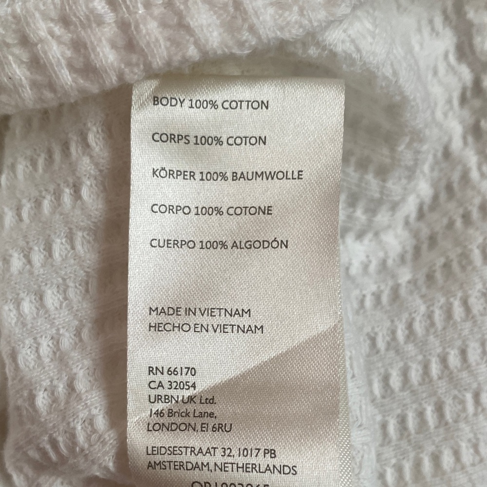 WE THE FREE Ivory Textured Long Sleeve Top - Picture 9 of 9